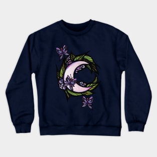 Butterfly Moon Lunar Moths Crewneck Sweatshirt